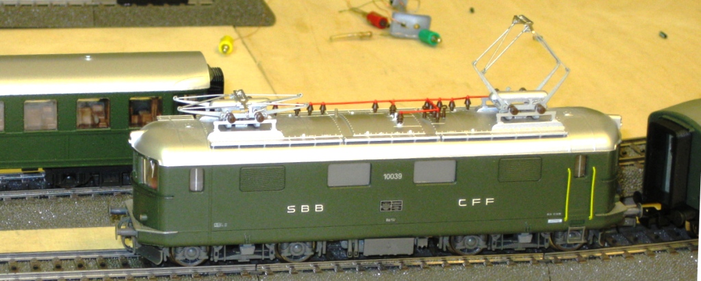 Ersatzteile für H0 Lima Lok SBB Re 4/4I 2x Schienenräumer aus dem 3D Drucker Ersatzteile für H0 Lima Lok SBB Re 4/4I 2x Schienenräumer aus dem 3D Drucker